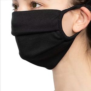 NEW 5 Pieces Black Layered Reusable Face Masks